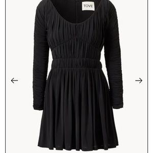 Tove Studio Black Romy Minidress size S - with tags - never worn !!